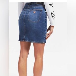 Vintage Georges Marciano for Guess Mini Denim Skirt